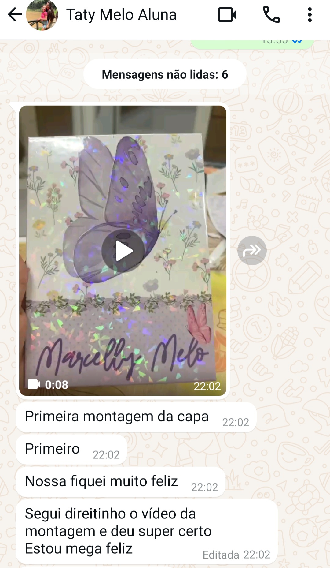 Resultado de aluna